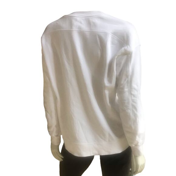 Lululemon Perfectly Oversized White Sweatshirt Women's Size 4 - Picture 3 of 9
